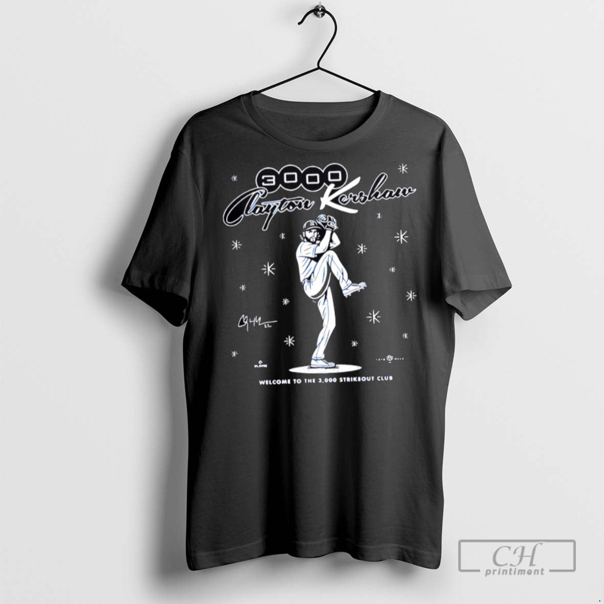 3000Ks Clayton Kershaw T Shirts Shirt Unique Merch