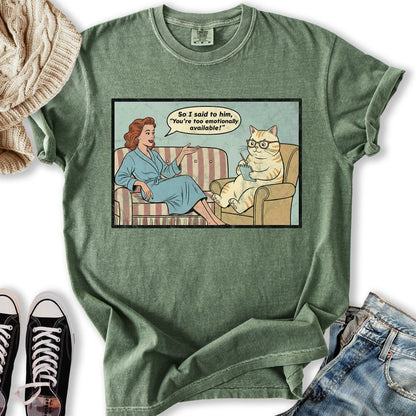 Cat Therapy T Shirt Vintage Gift