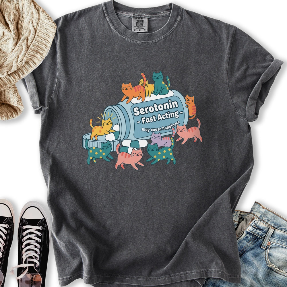 Serotonin Cat T Hoodie Exclusive Merch