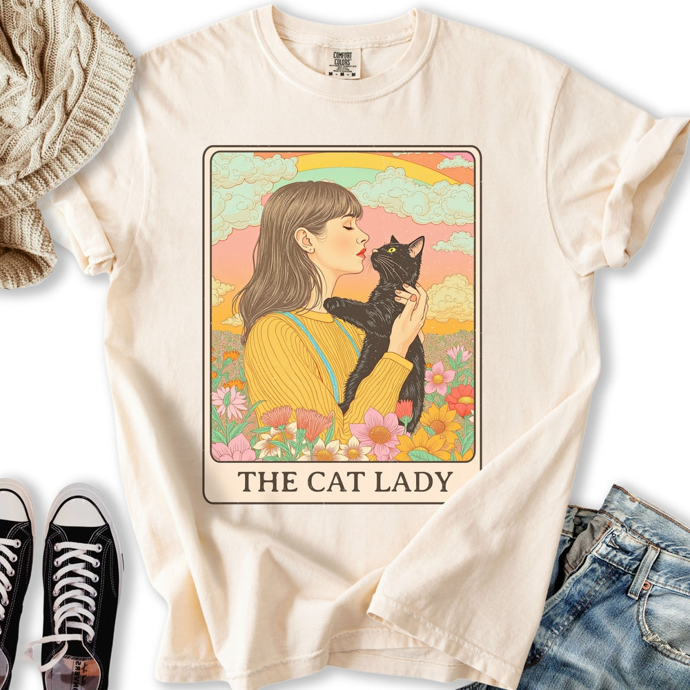 Black Cat Tarot T Hoodie Retro Gift