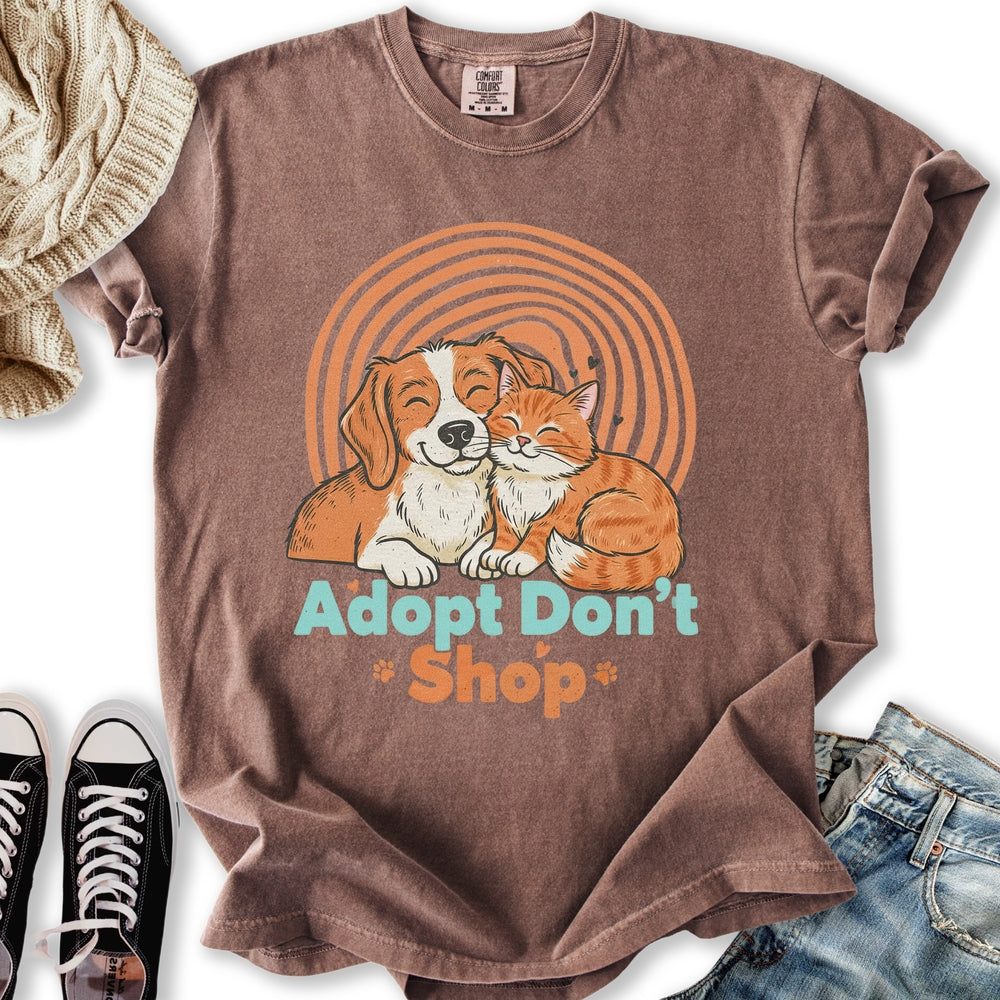 Adopt Don T Shop T Sweatshirt Trendy Style
