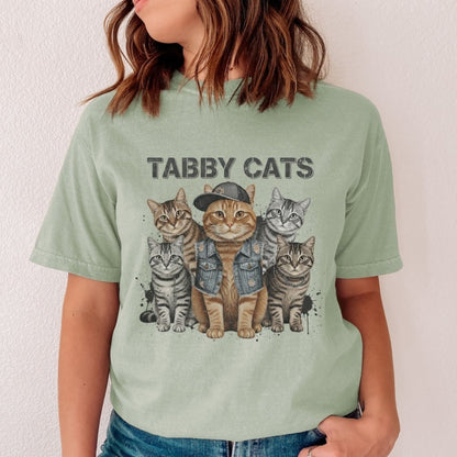 Tabby Cat Band T Hoodie Stylish Design
