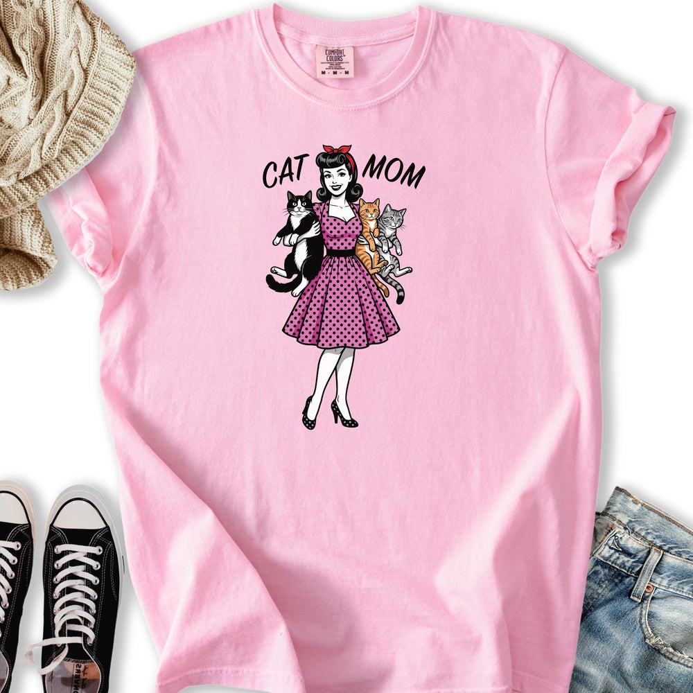 Cat Mom T TShirt Trendy Outfit