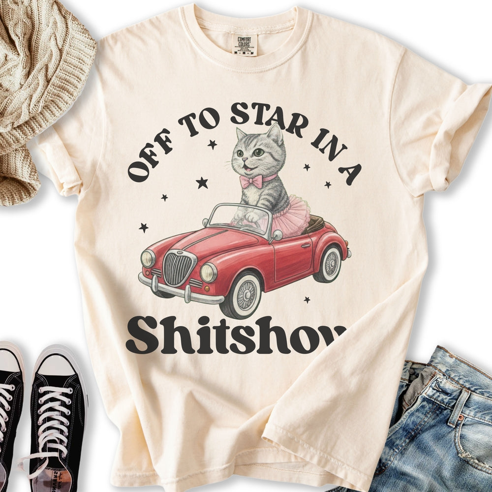 Shitshow Cat T Sweatshirt Unique Design