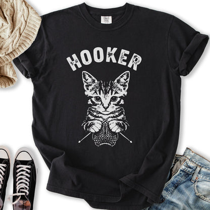 Hooker Cat T Long Sleeve Unique Apparel