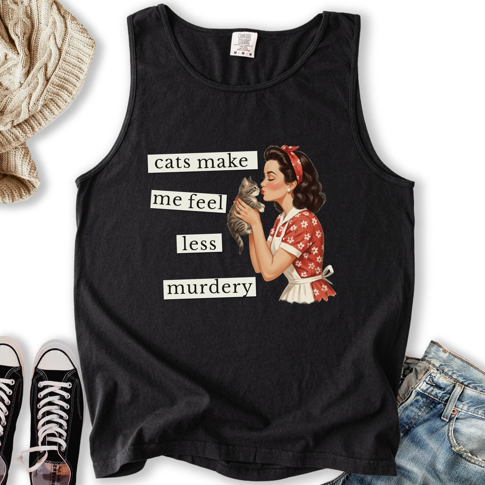 Less Murdery Tank Hoodie Designer Gift