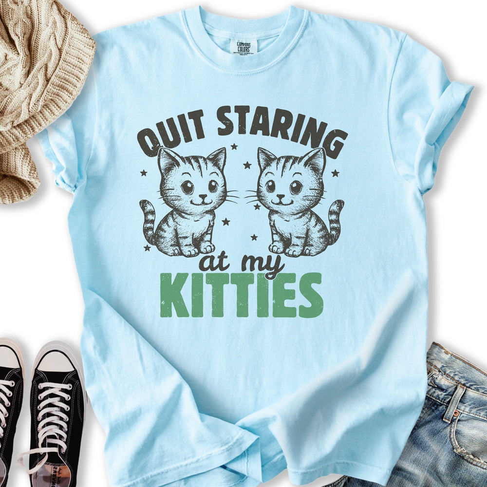 Staring My Kitties T Tank Top Premium Gift