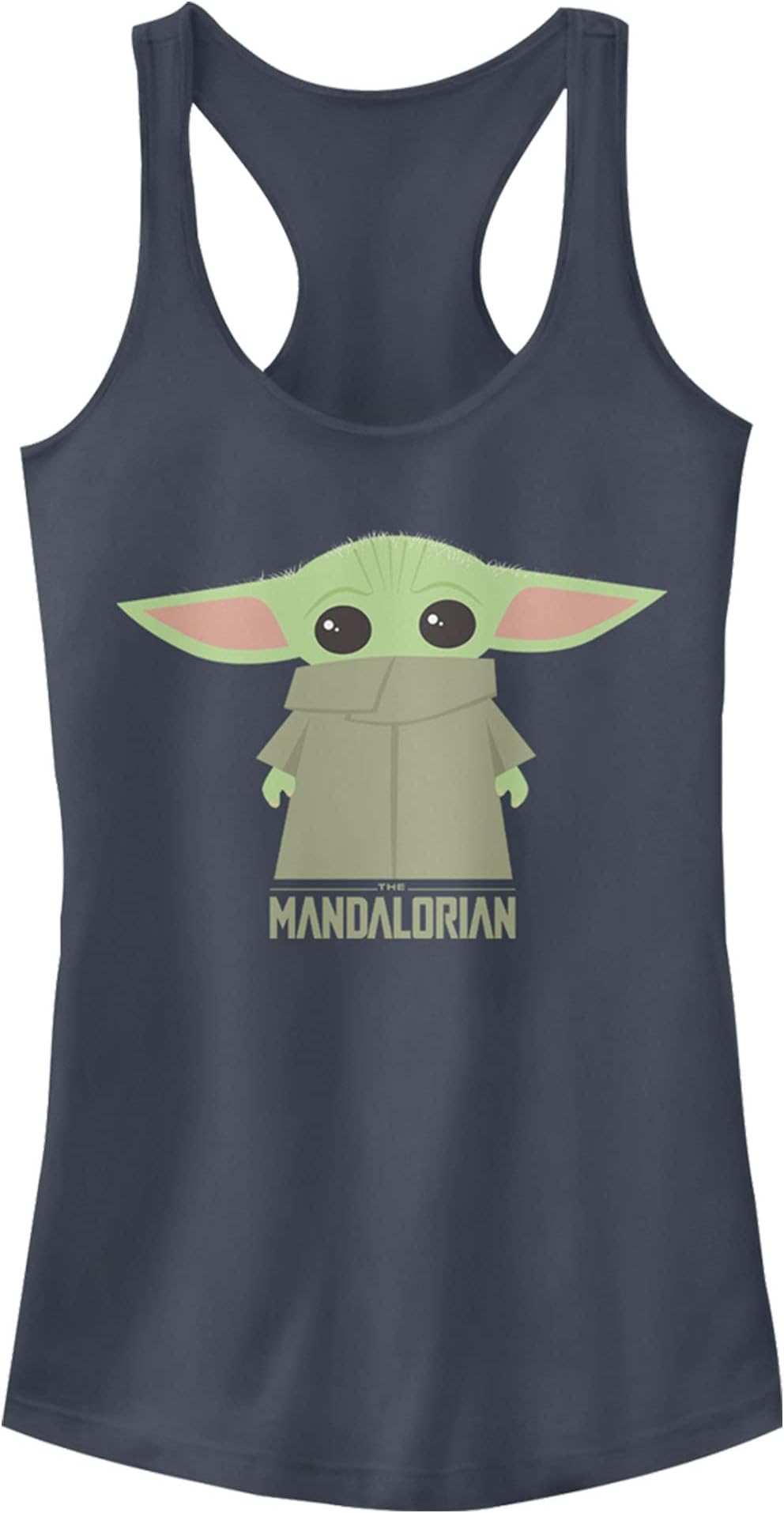 STAR WARS Junior's The Mandalorian The Child Cartoon Shy Racerback Tank Top
