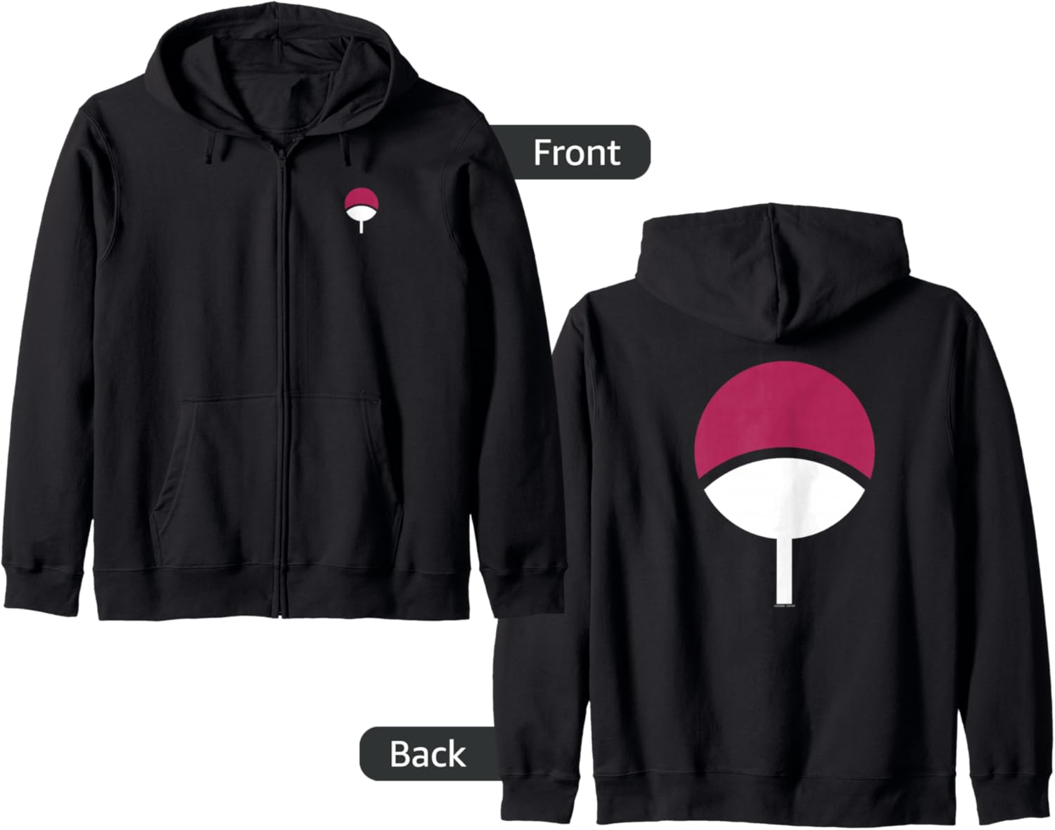 Naruto Shippuden Sasuke Symbol Hoodie