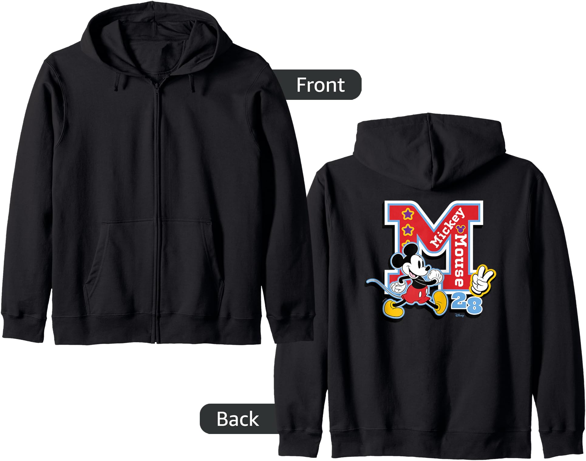 Mickey & Friends- Mickey Mouse Walking Zip Hoodie