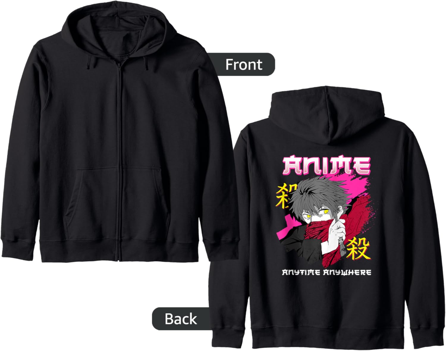 Anime Anytime Anywhere I Chibi Kawaii Anime Cosplay Hoodie