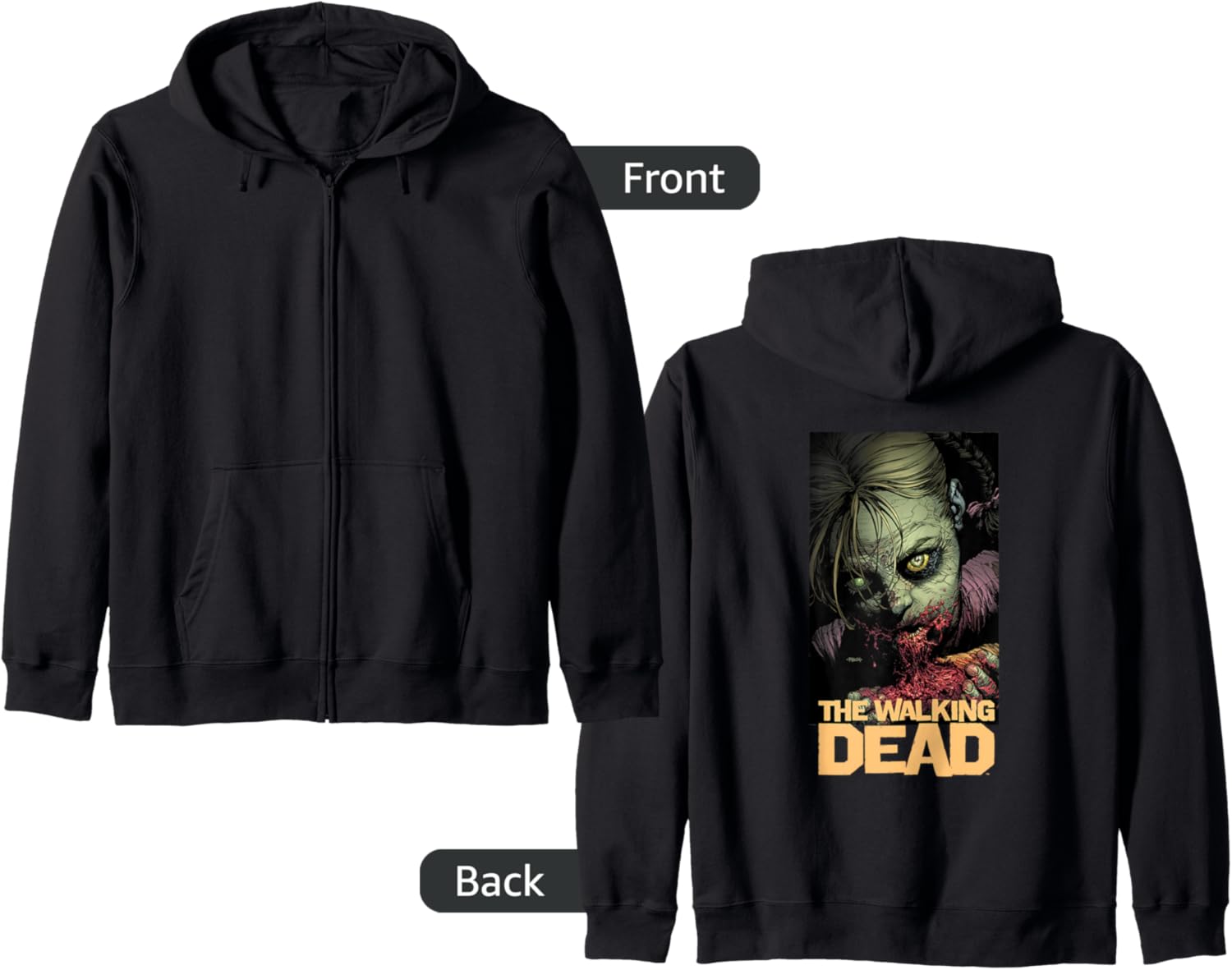 The Walking Dead's Just A Scratch Zip Hoodie