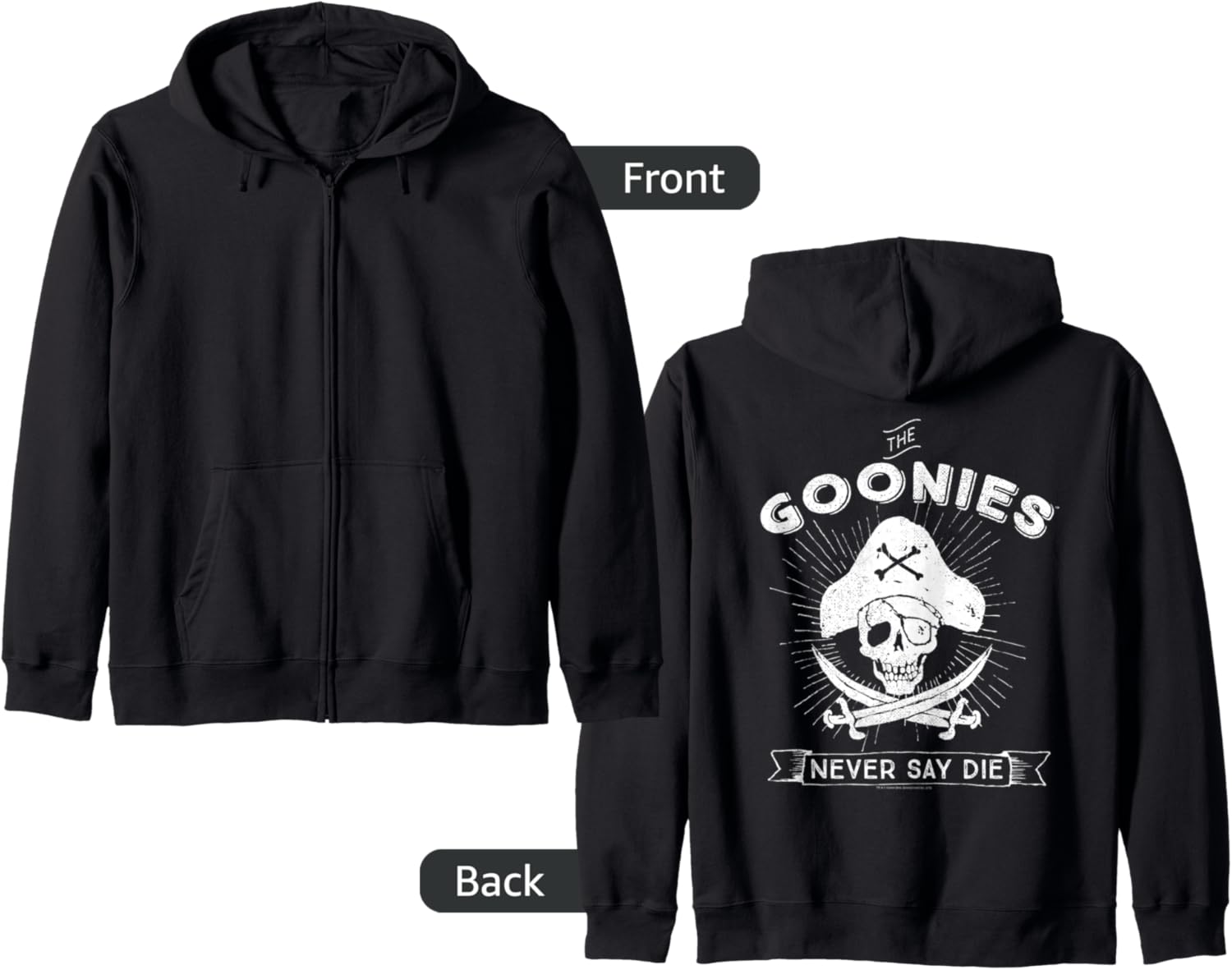 The Goonies Never Say Die Zip Hoodie