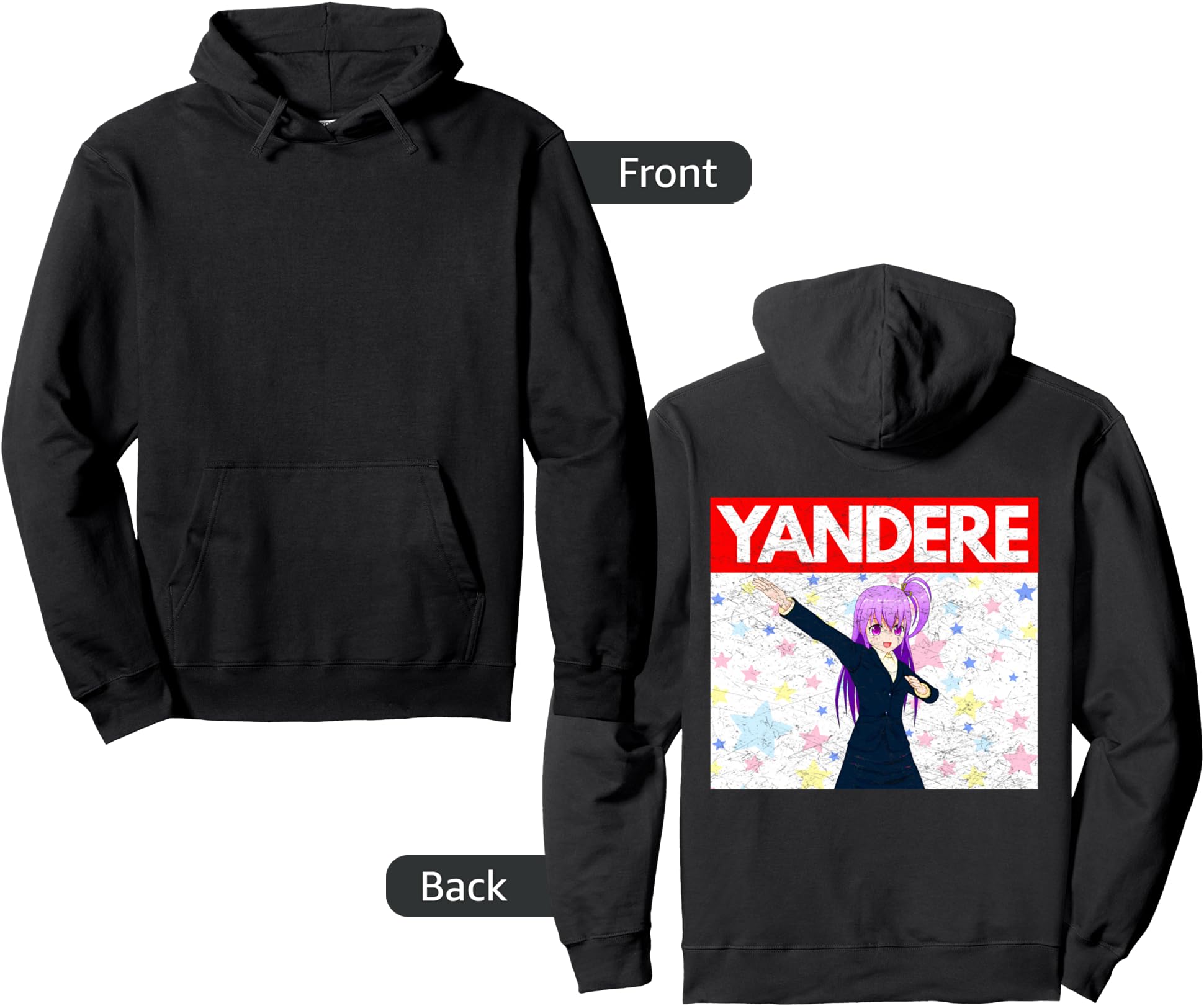 Anime Hoodie - Yandere - Romantically Obsessed And Violent