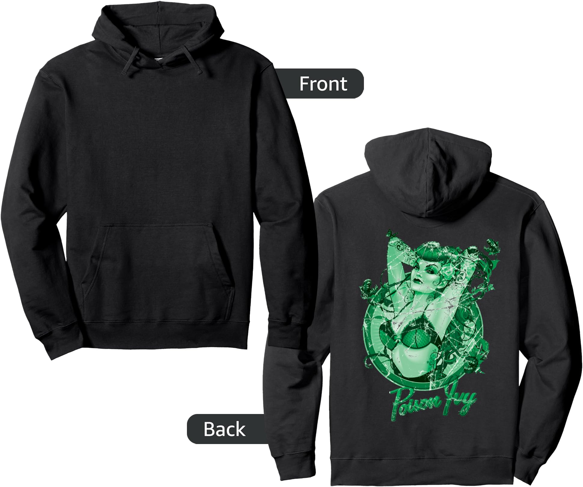 DC Bombshells Poison Ivy Character Pullover Hoodie
