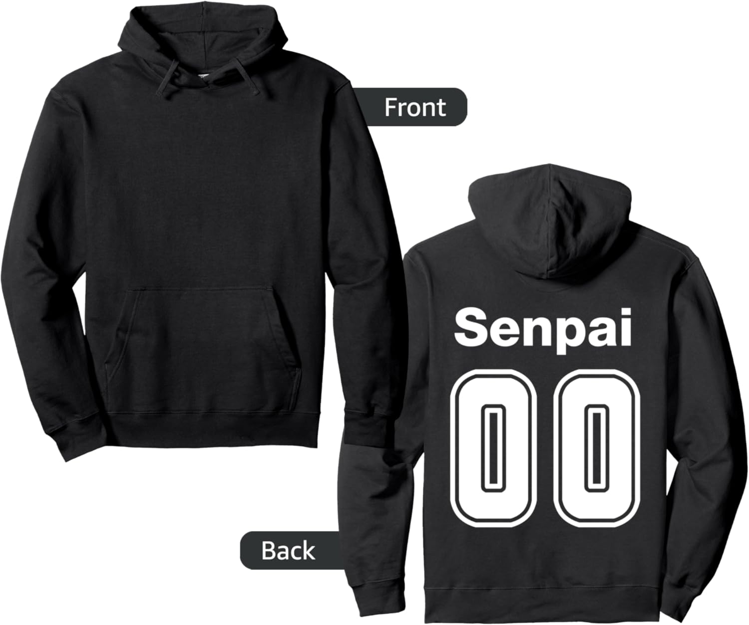 Senpai Sport Japanese Anime Otaku Hoodie