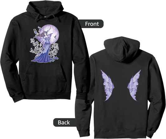 Amy Brown Night Garden Fairy Pullover Hoodie