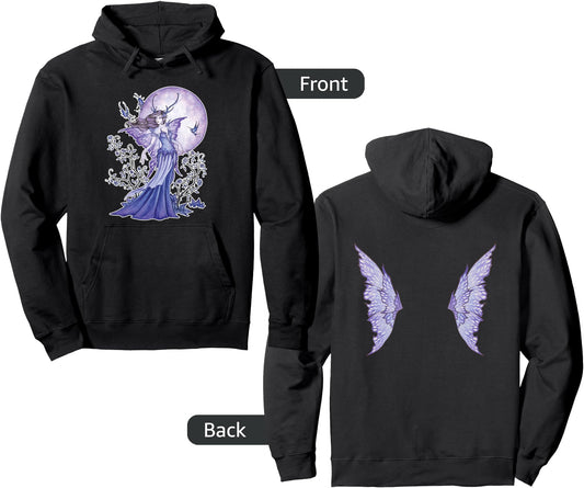 Amy Brown Night Garden Fairy Pullover Hoodie