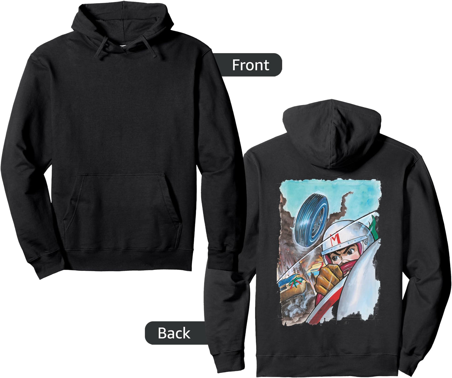 Manga Speed Racer Crash Pullover Hoodie