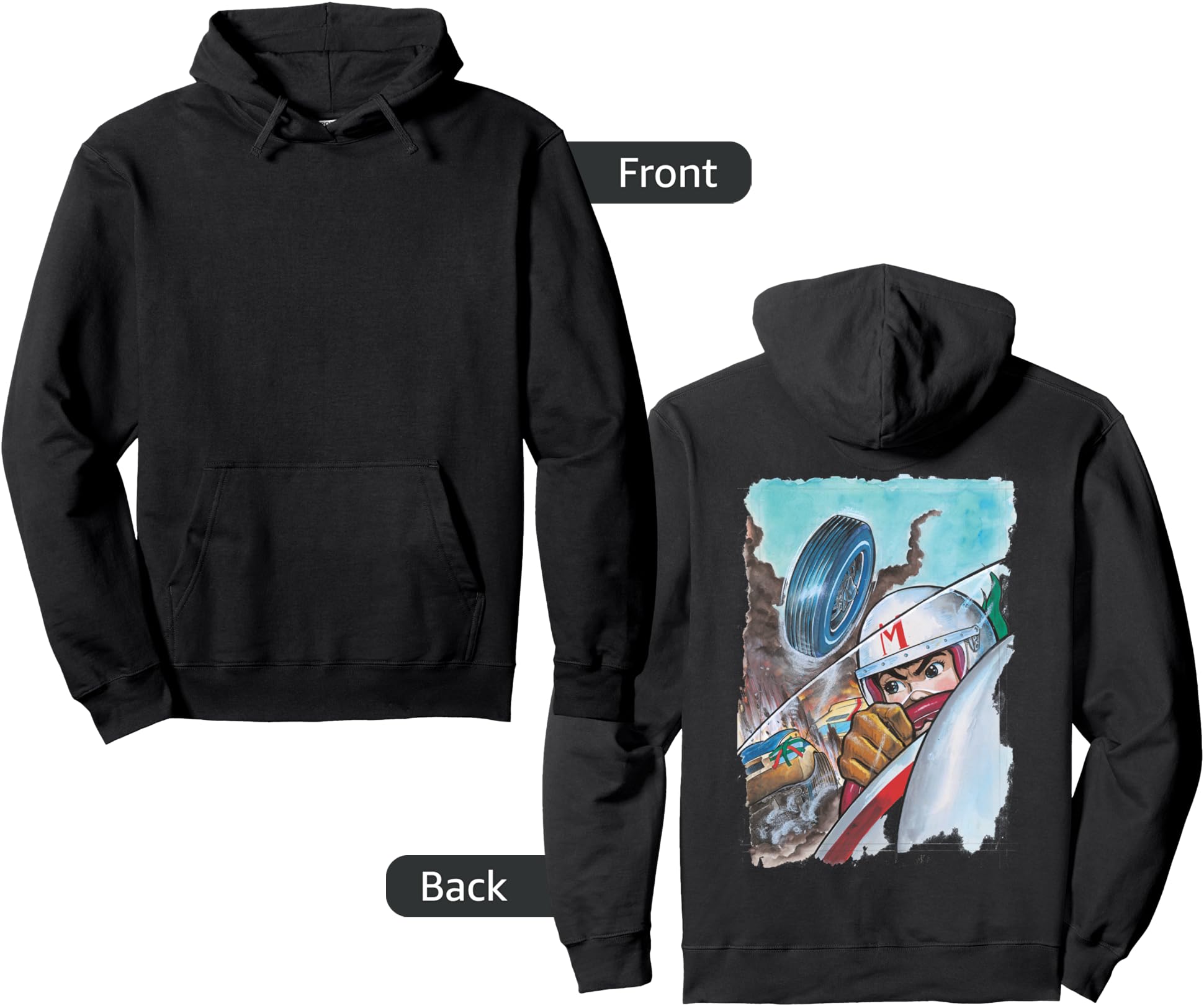 Manga Speed Racer Crash Pullover Hoodie