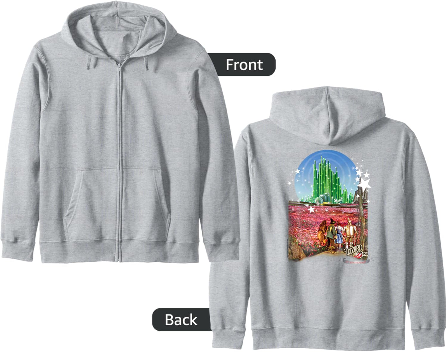 The Wizard of Oz 75 Years Zip Hoodie