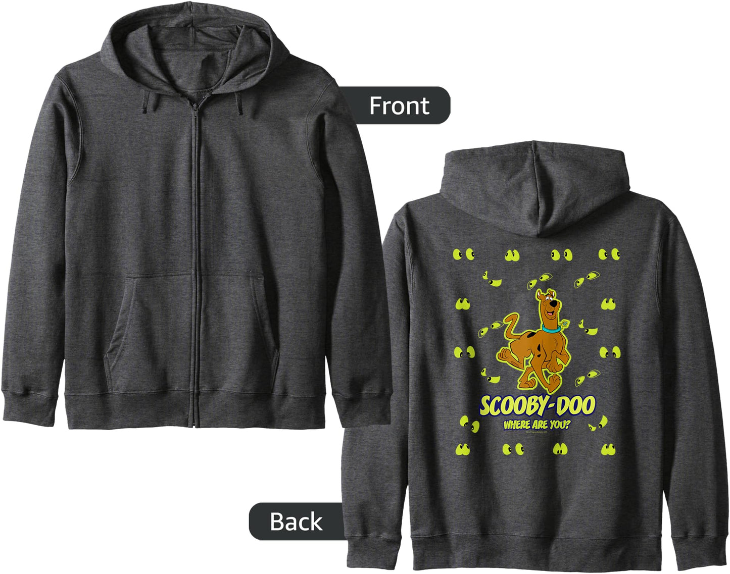 Scooby-Doo Eyes Upon You Zip Hoodie