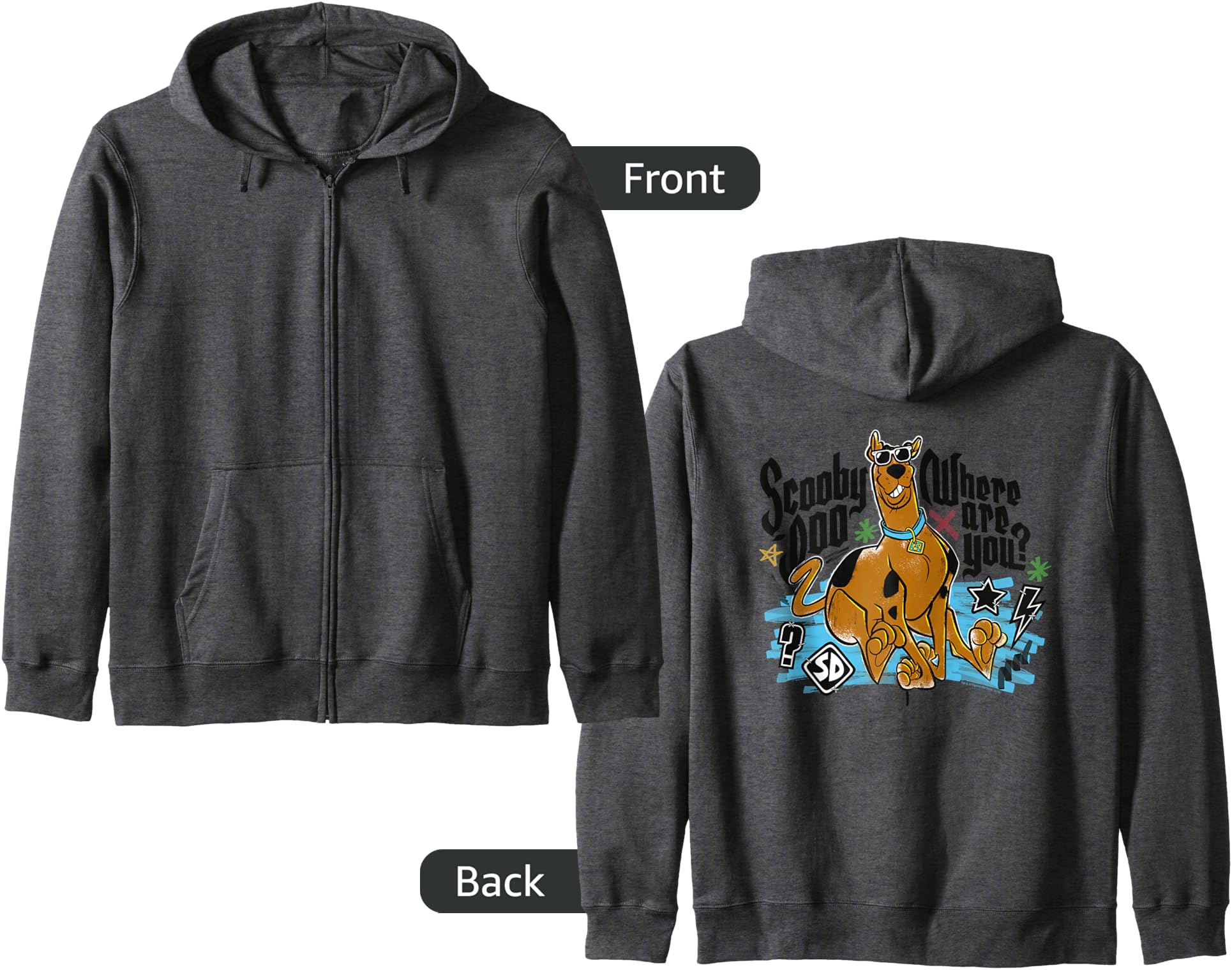 Scooby-Doo Where Are You Meddle Zip Hoodie