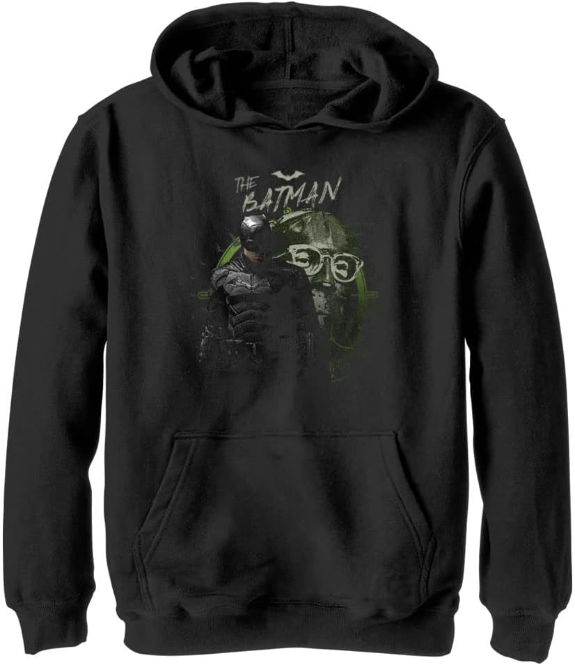 WARNER BROS unisex-child The Batman Heroes & Villains Youth Pullover Hoodie