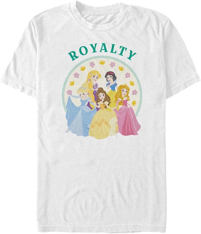 Disney Big & Tall Chibi Princess Royalty Men's Tops Short Sleeve Tee Shirt
