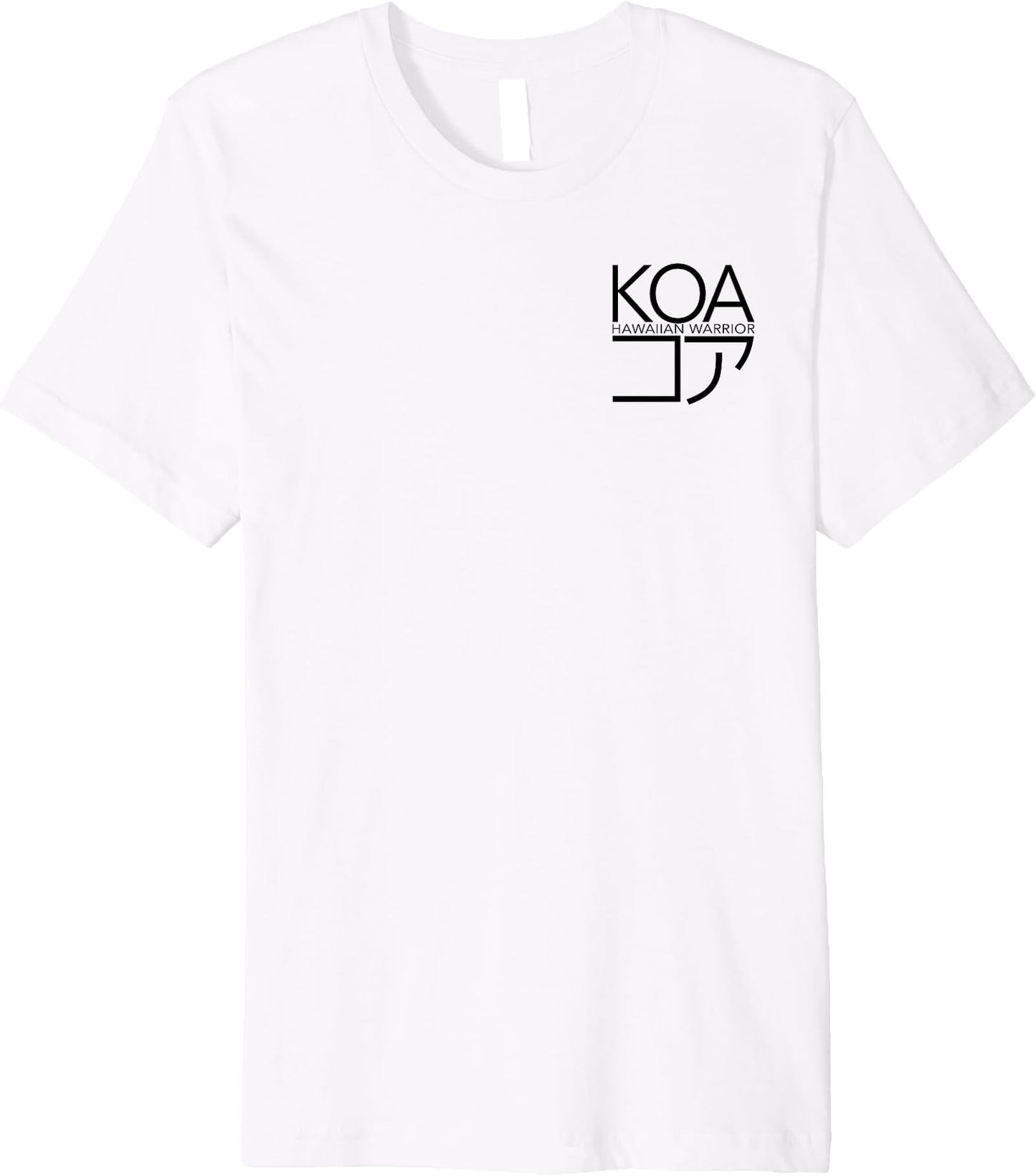 Koa English Hawaiian Japanese T-Shirt (Warrior)
