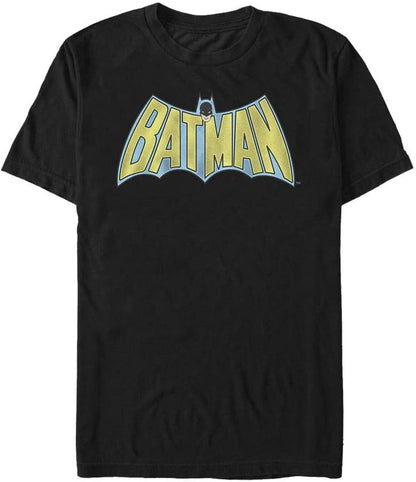 Warner BROS Mens Vintage Batman LogoT-Shirt