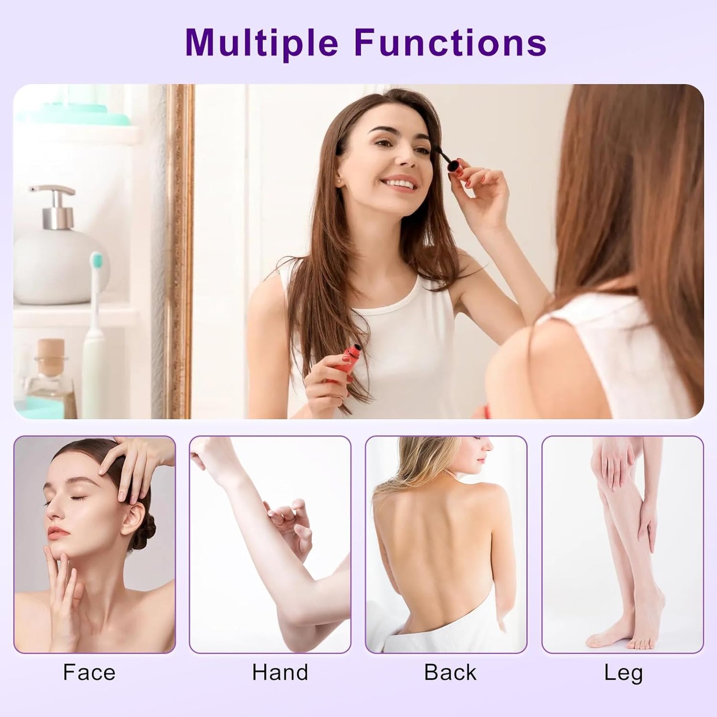 Ice Roller for Face and Eyes, Multi-Functional Facial Skin Care Tools