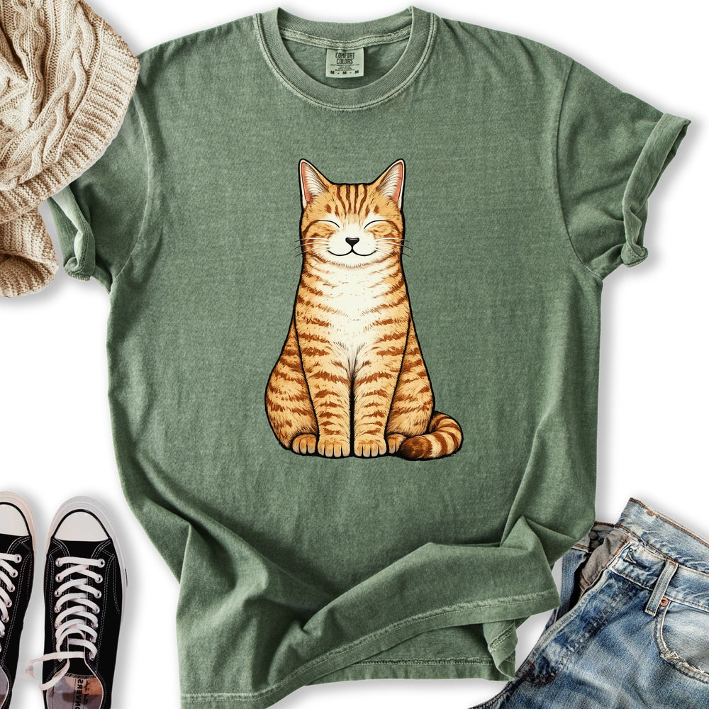 Smiling Orange Cat T Shirt Unique Outfit