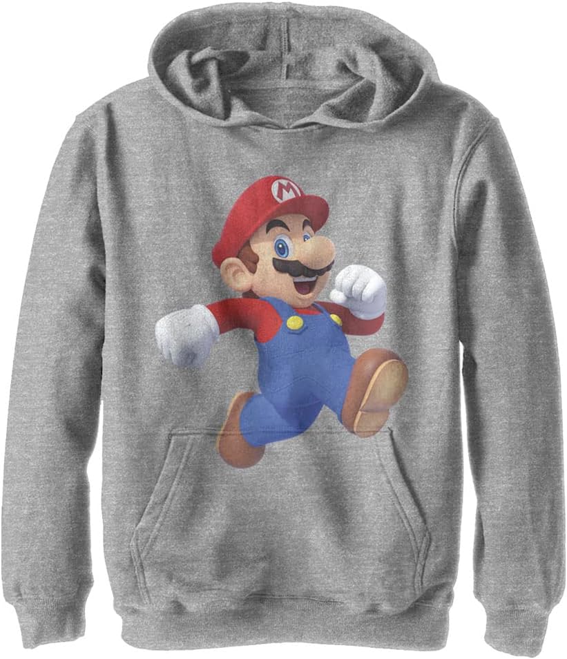 Nintendo Mario Running Man Youth Pullover Hoodie