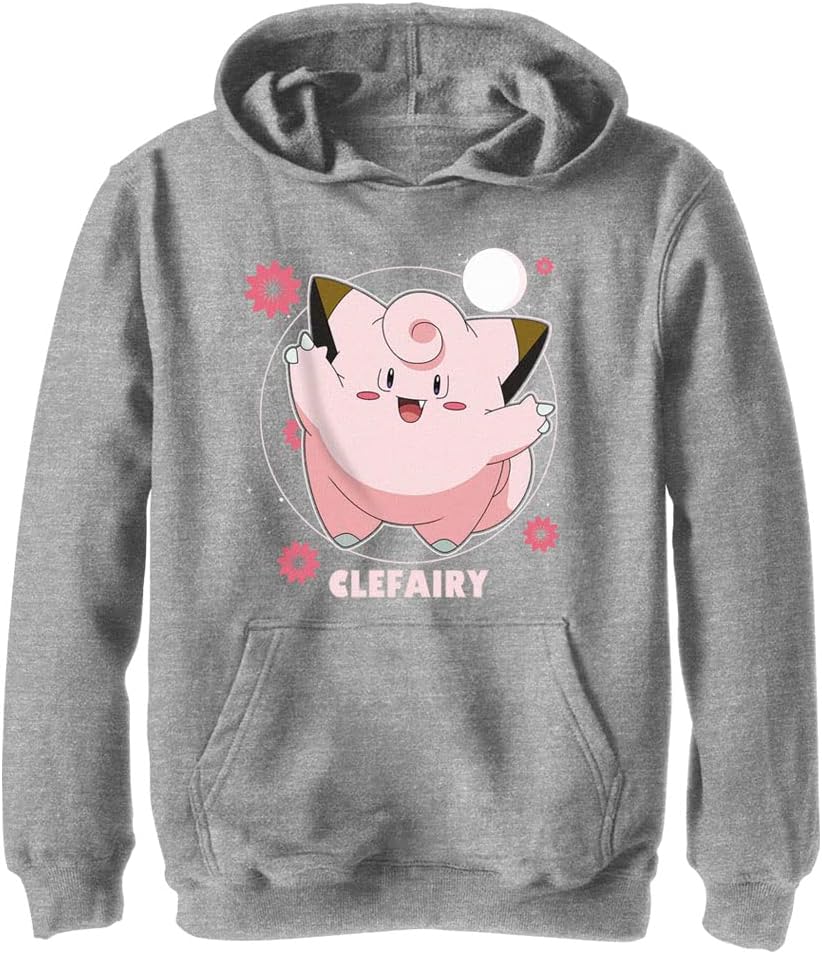 Pokémon unisex-child Clefairy Fairy Dance Pullover Hoodie