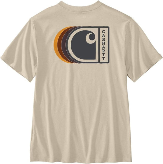 Carhartt Men's Relaxed Fit Lightweight Short-Sleeve C Back Graphic