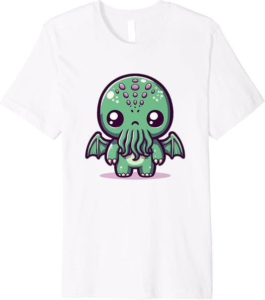 Adorable Cute Japanese Kawaii Chibi Cthulhu Premium T-Shirt