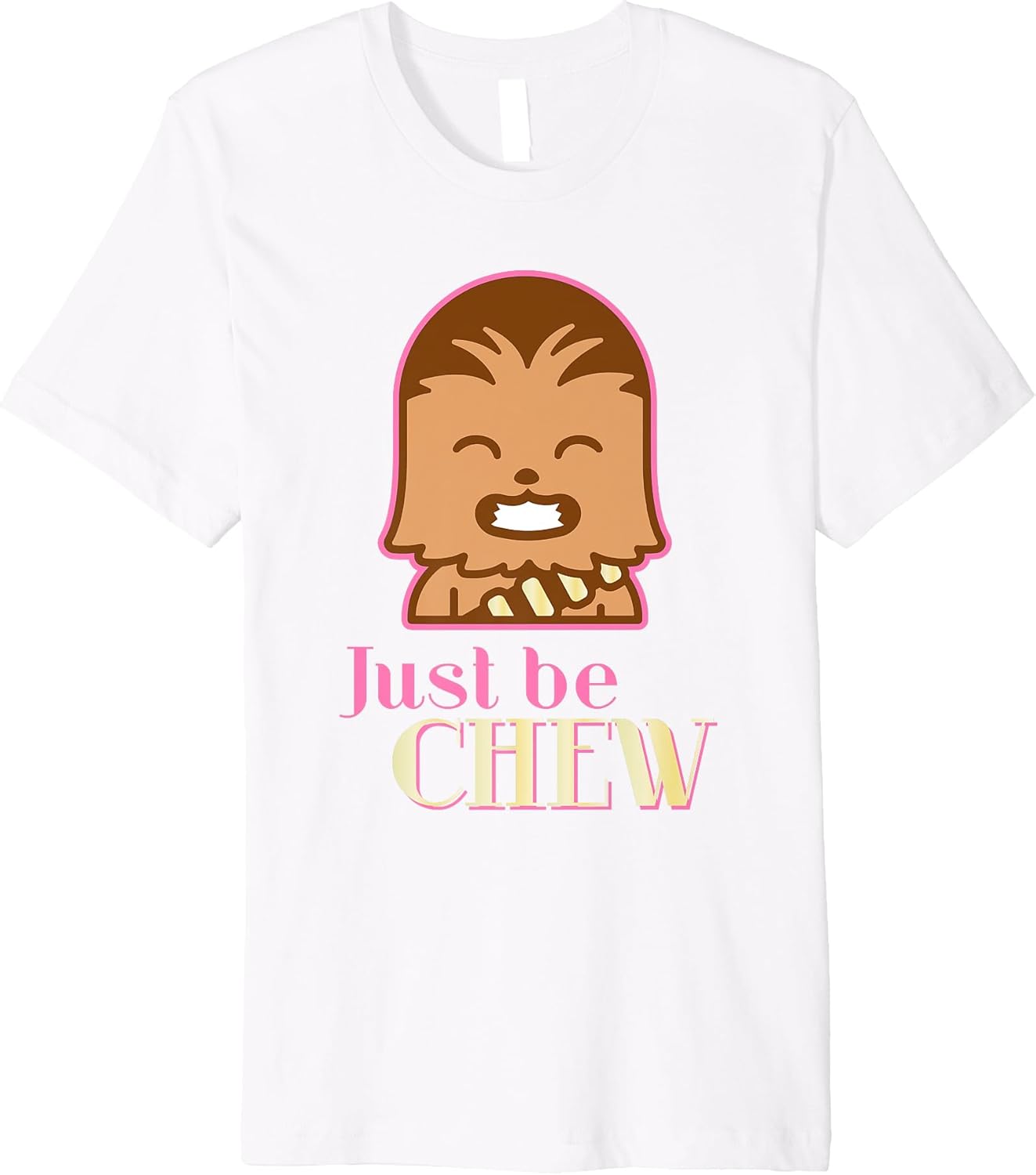 Star Wars Chewbacca Just Be Chew Adorable Chibi Kawaii Premium T-Shirt