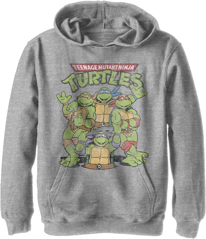 Nickelodeon unisex-child Teenage Mutant Ninja Turtles Turtle Group Youth Pullover Hoodie
