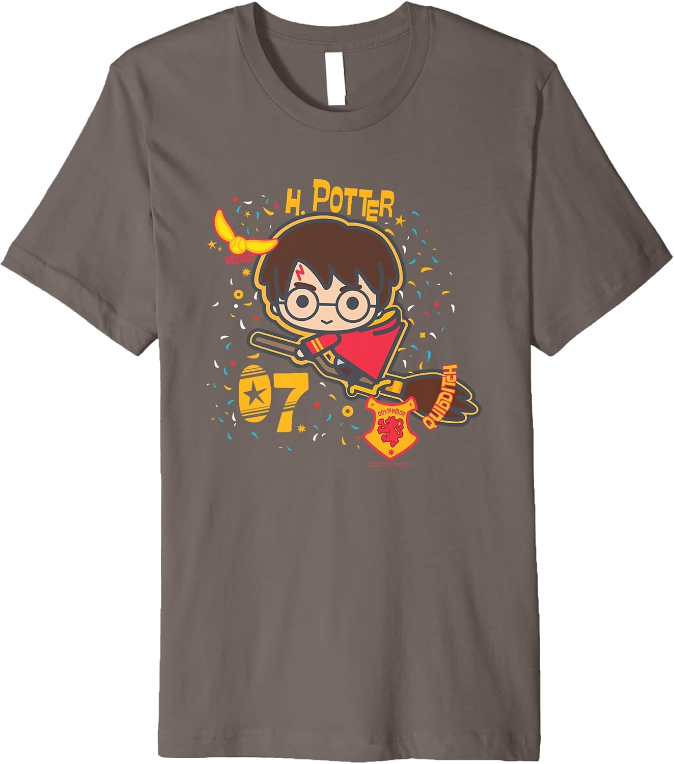 Harry Potter H. Potter 07 Quidditch Chibi Premium T-Shirt