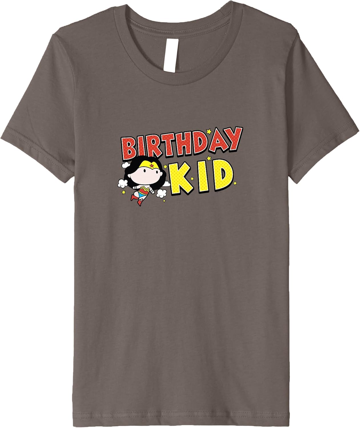 Kids DC Comics Justice League Chibi WW Birthday Kid Youth Premium T-Shirt