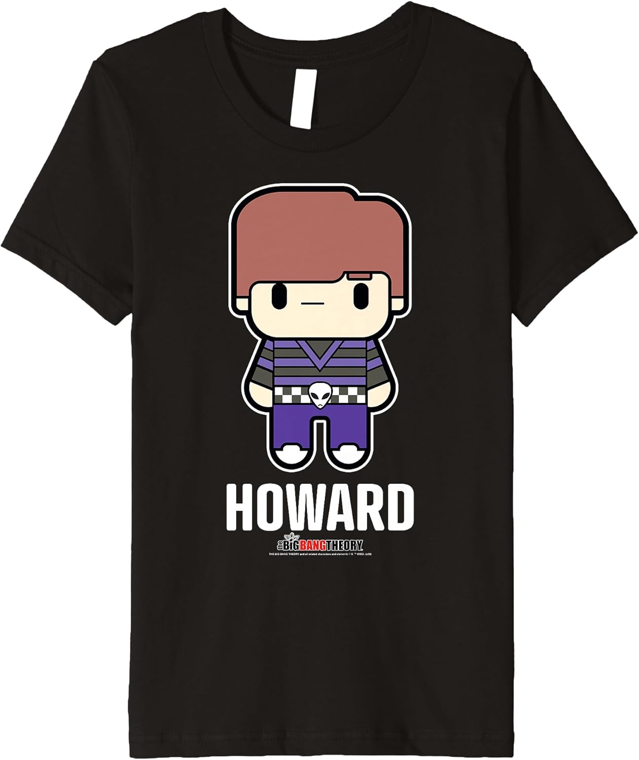 Kids The Big Bang Theory Chibi Howard Premium T-Shirt