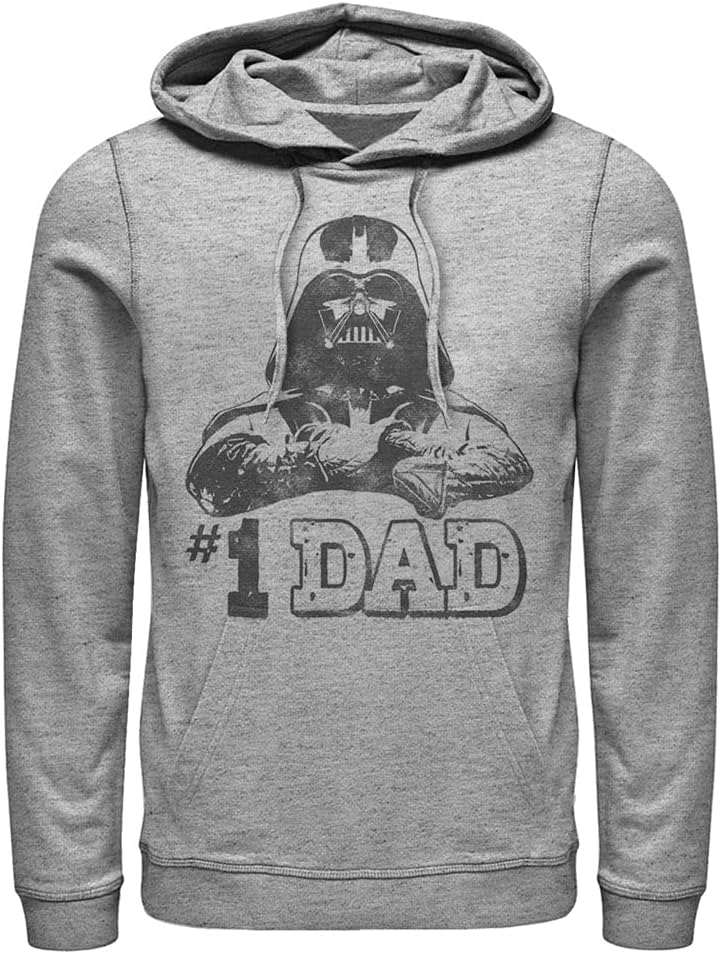 STAR WARS Men's Darth Vader #1 Dad Pull Over Hoodie