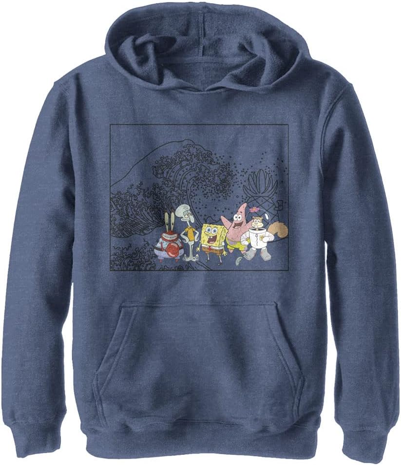 Nickelodeon Spongebob Squarepants Japanese Waves Pattern