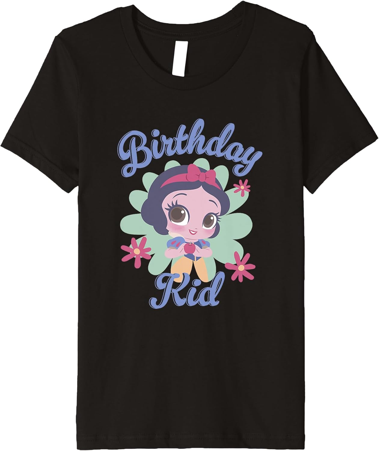 Kids Disney Snow White Birthday Kid Chibi Portrait Youth Premium T-Shirt
