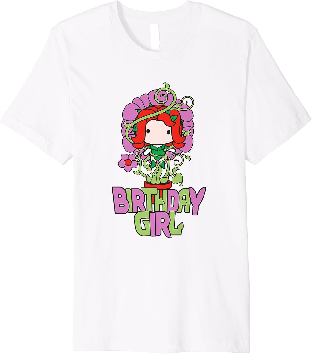 DC Comics Justice League Birthday Girl Chibi Poison Ivy Premium T-Shirt