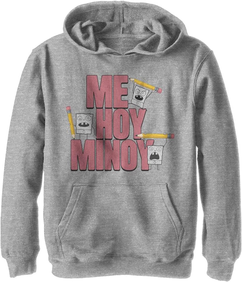 Nickelodeon' Spongebob Squarepants Doodlebobs Cubed Youth Pullover Hoodie