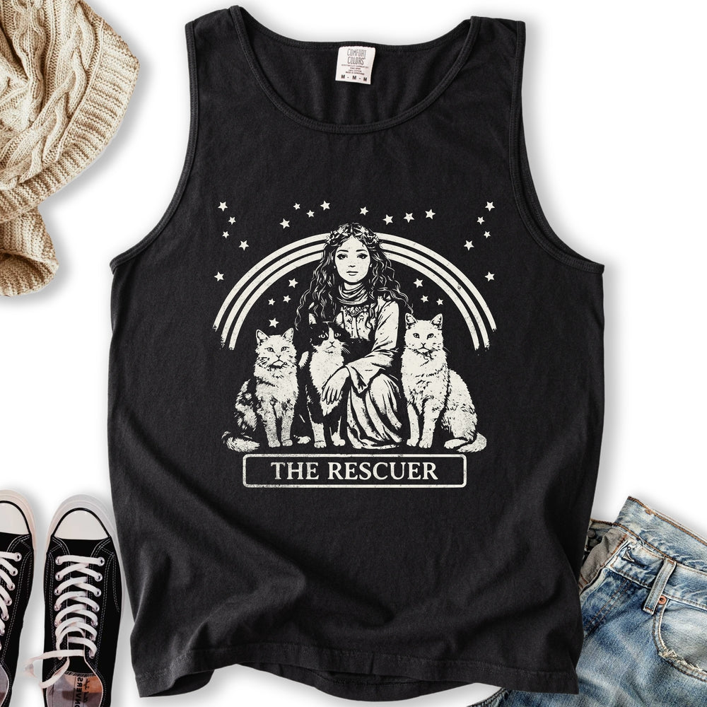 Rescuer Tank Shirt Authentic Art