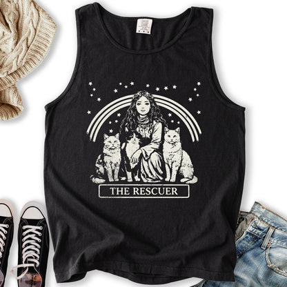 Rescuer Tank Shirt Authentic Art