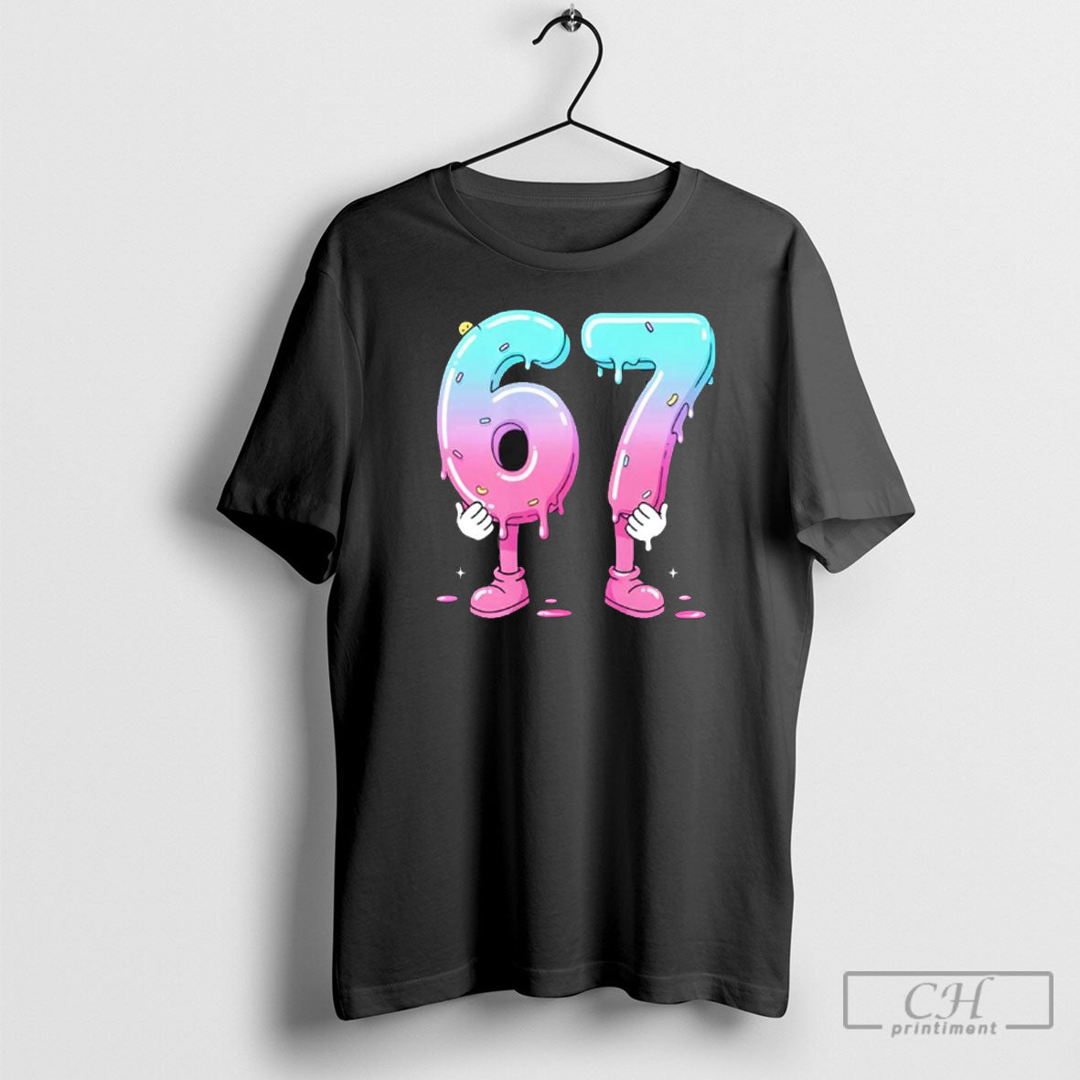 67 Ice Cream Drip Six Seven Meme Shirt Authentic Outfit